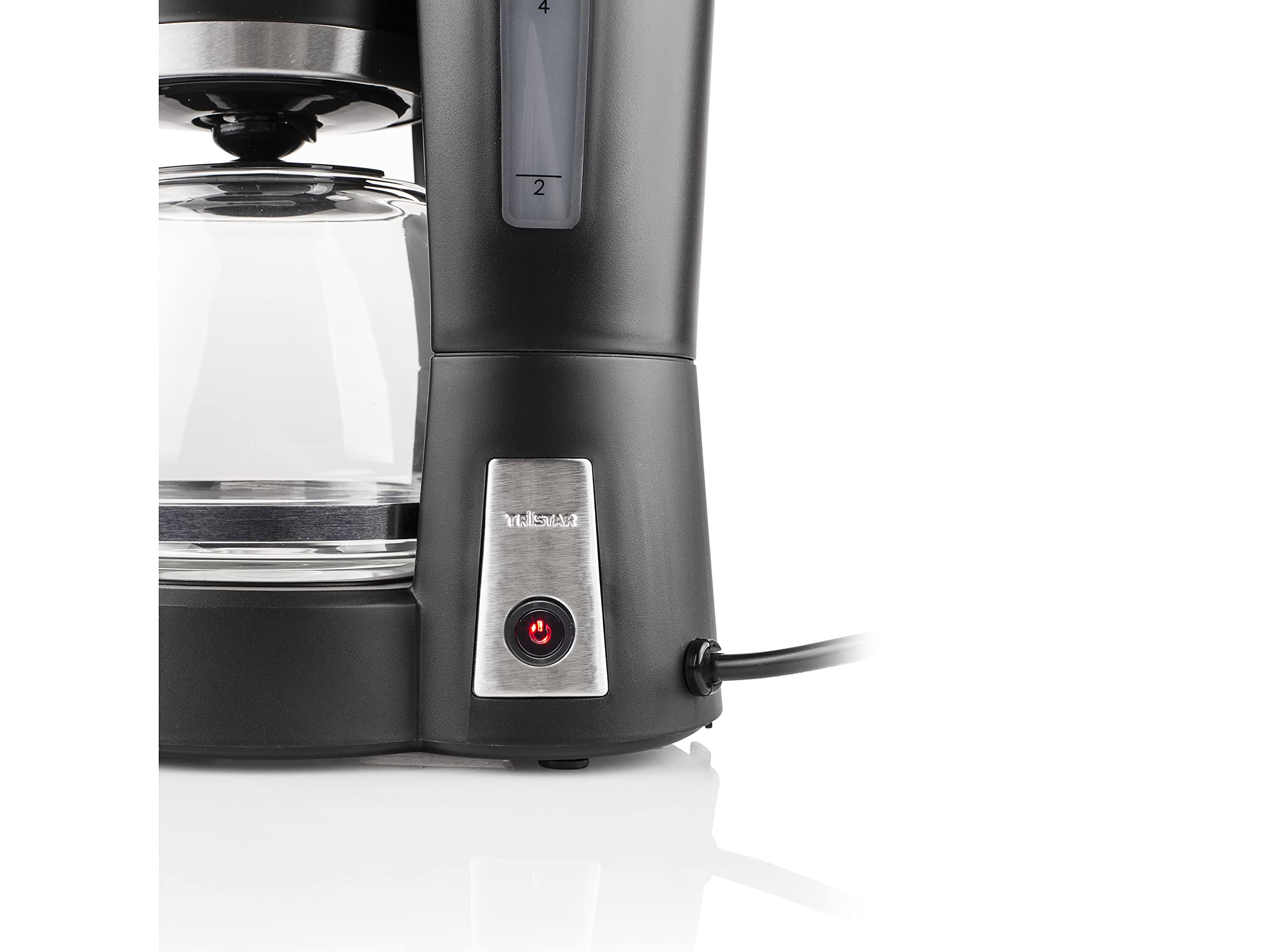 Tristar CM-1236 – Cafetera, volumen 1,2 litros, función para mantener el calor