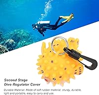 Vista 2 de VGEBY Cubierta reguladora de buceo de segunda etapa, boquilla de buceo de peces de dibujos animados, cubierta a prueba de polvo, soporte regulador