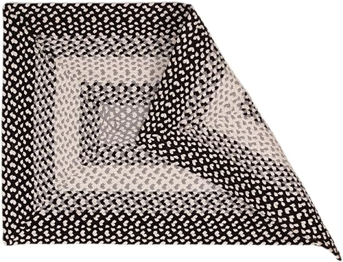 Miniatura 7 de Super Area Rugs Alfombra trenzada de granja de 4 x 6 pies, alfombra de algodón suave natural para comedorcocina, alfombra tejida de campo primitivo,