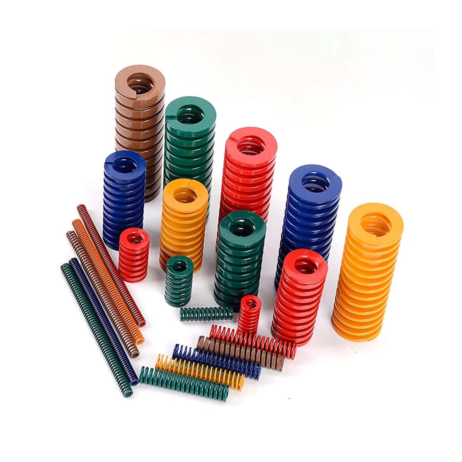 Lot de 2 ressorts de compression à charge moyenne, diamètre extérieur 8 à 40 mm, rouge(90mm,20mm (ID 10mm))