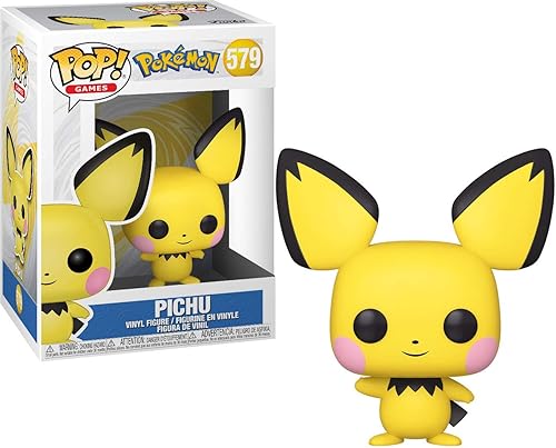 Funko Pop! Juegos: Pokemon - Pichu, multicolor, 3.75 pulgadas