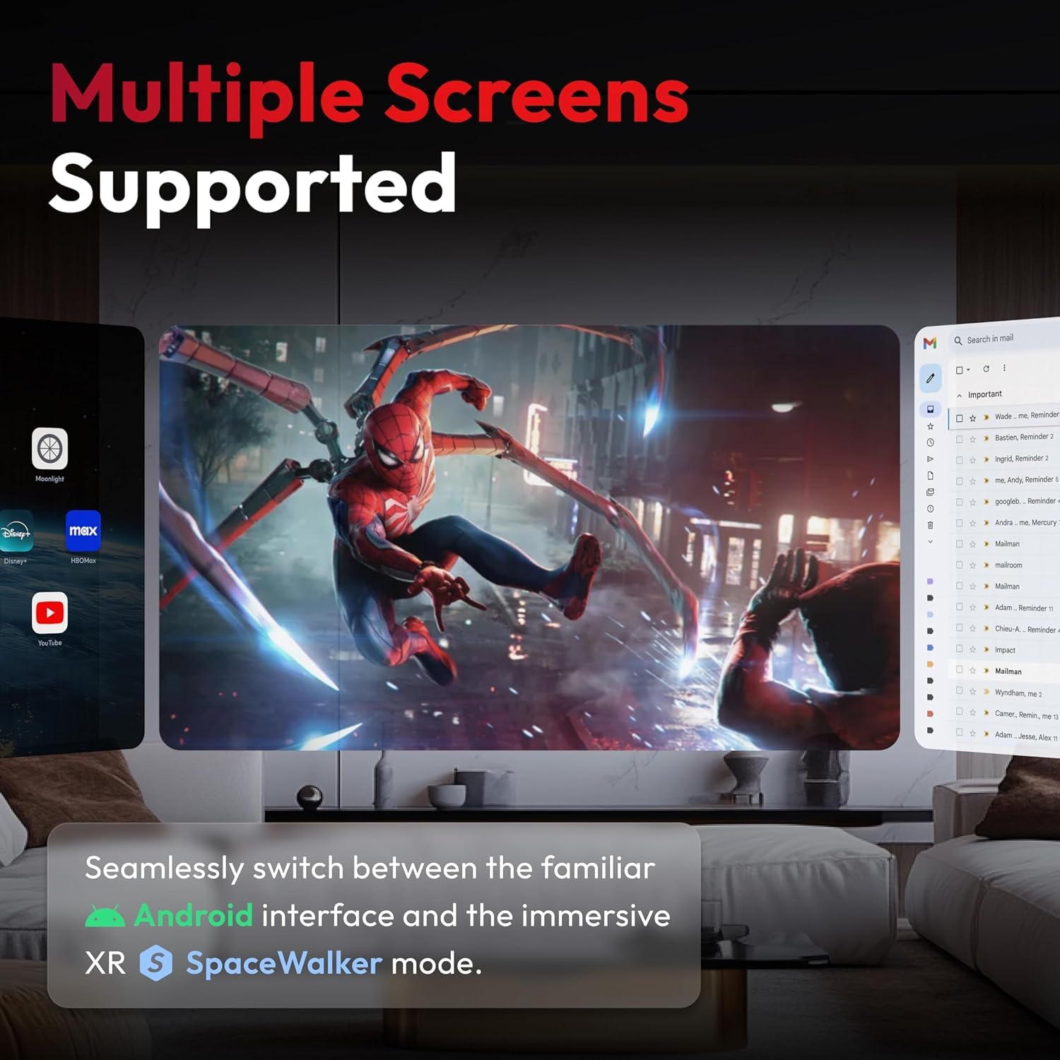 VITURE Luma XR Occhiali & Pro Neckband 12Gb+256Gb, Compatibili con Giochi Ps/Xbx/Pc, Partner Ufficiale Psplay & Xbxplay, Supporto Remote Play & Cloud Gaming