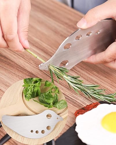 Herramienta de separador de hierbas, cilantro de pelacables de hojas de hierbas frescas