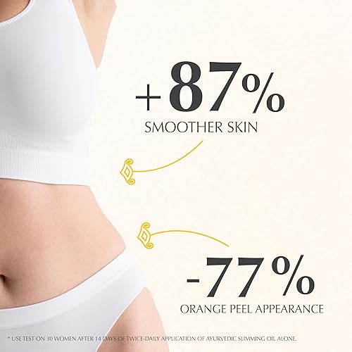 Miniatura 5 de Aceite adelgazante ayurvédico - Tratamiento reafirmante y anticelulítico | Suaviza, reafirma y nutre la piel | Ayuda a reducir el aspecto de la