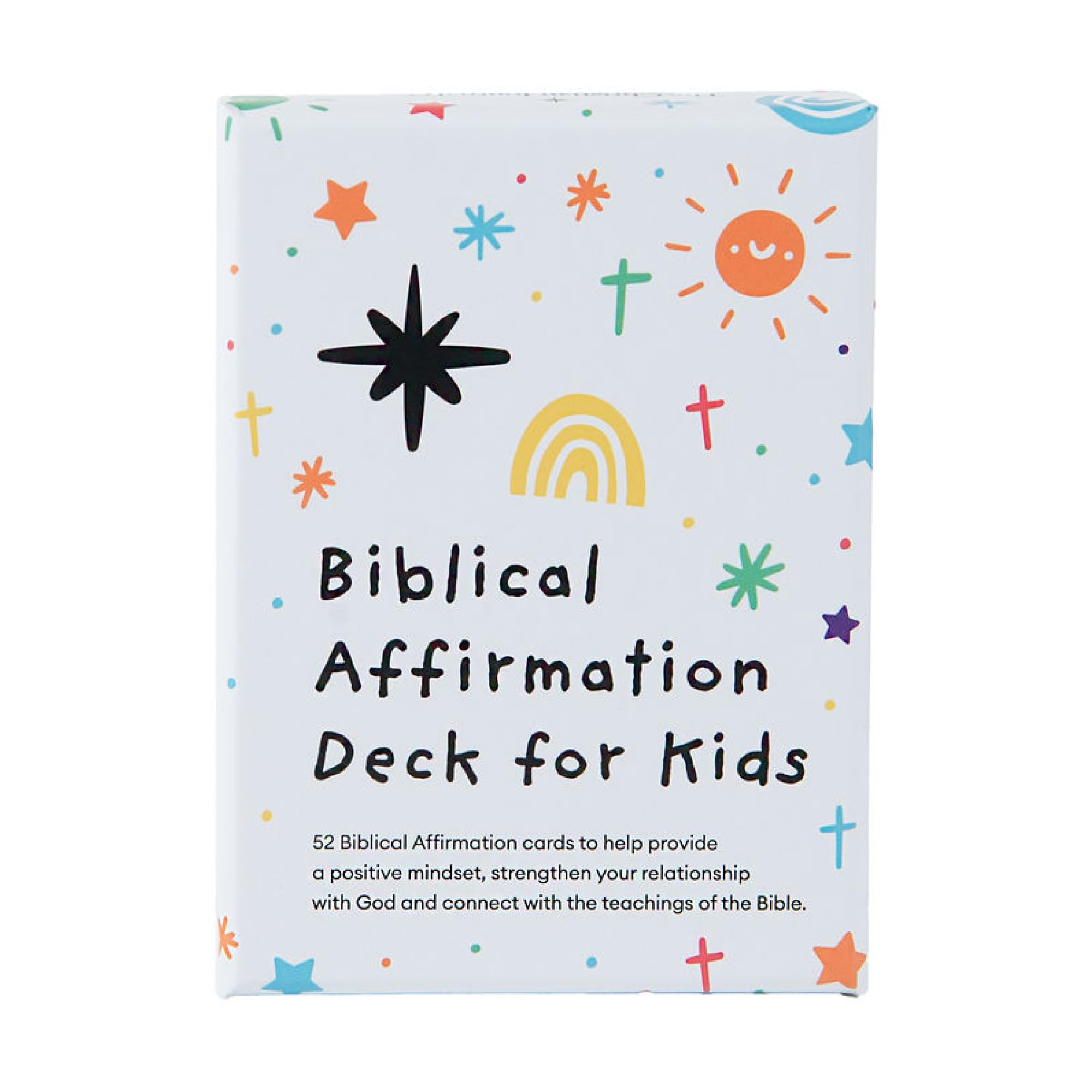 Christian Journal Co Kids Christian Affirmation Cards - 52, Multicolor, 2.8 x 3.9 pulgadas