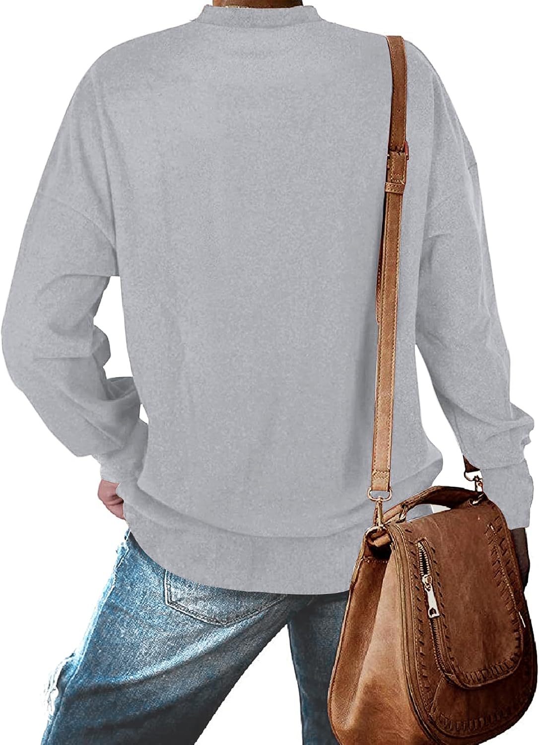 PLMOKEN Plus Size Sweatshirts for Women Casual Long Sleeve Shirts tunic | M-4X, Flattering oversized fit, Conceals areas you want to hide, Soft material, Ideal for layering or mild weather