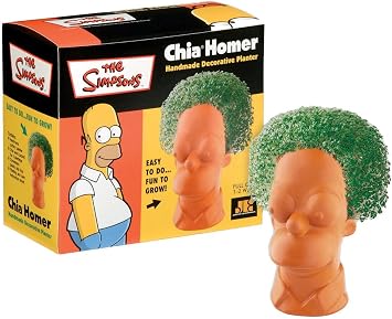 Chia Homer Handmade Decorative Planter, The Simpsons, 1 Kit