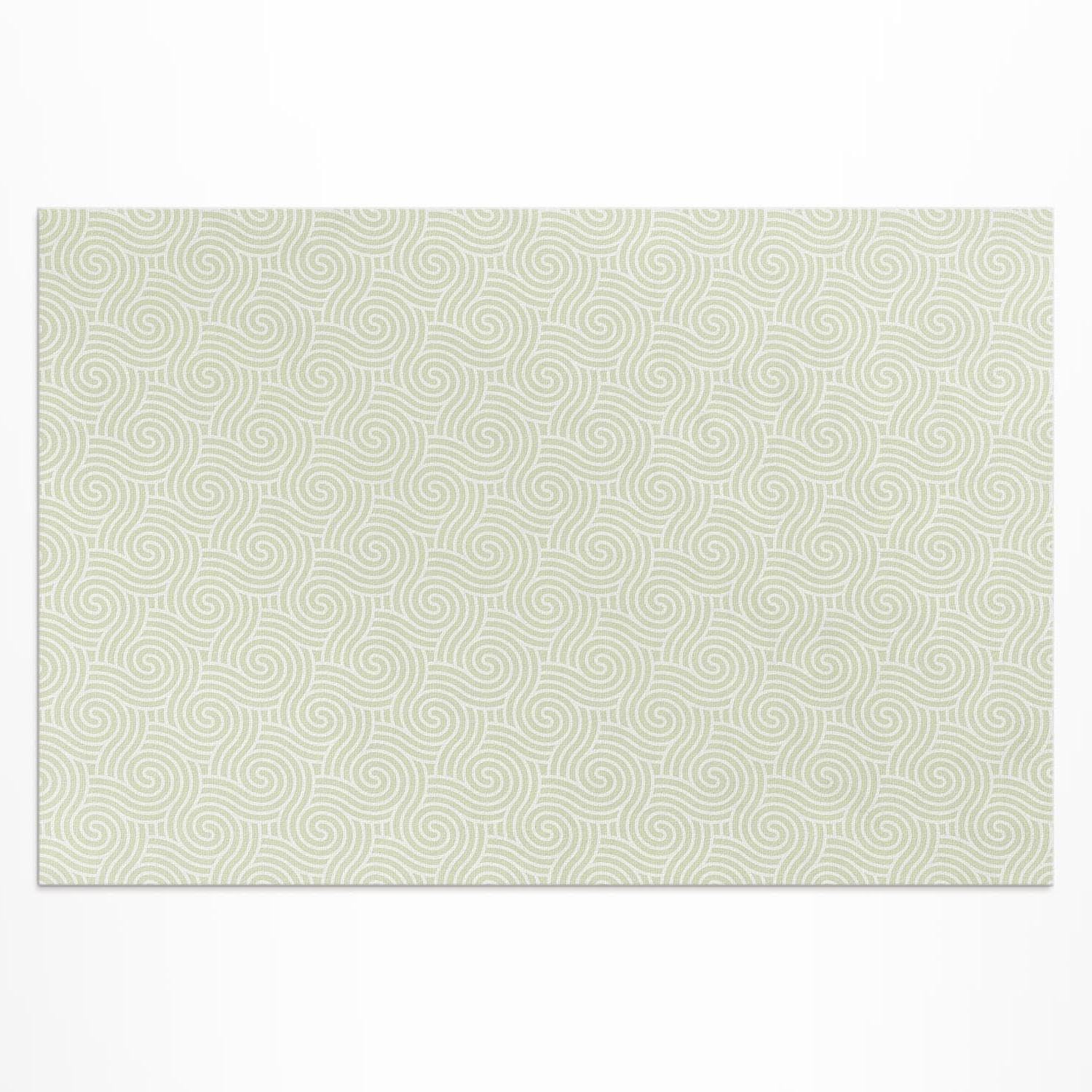 Tapis de sol vinyle 150x225 cm imperméable pour balcon terrasse jardin