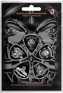 Motorhead Guitar Pick Plectrum Pack X 5 Bad Magic Official Black