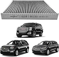 Vista 1 de Filtro de aire de cabina Freairpilot CF11966, repuesto para Buick, Cadillac, Chevrolet, GMC; OEM # CF1184C, CF1185, CF1196, WP10192, XC10022C