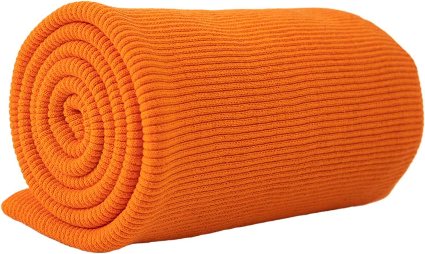 TinaKim Ribbing for T-Shirt, Jacket Hoodies Waistbands Neckbands Cuffs Sewing Material (20" L x 43" W, 19 Orange)