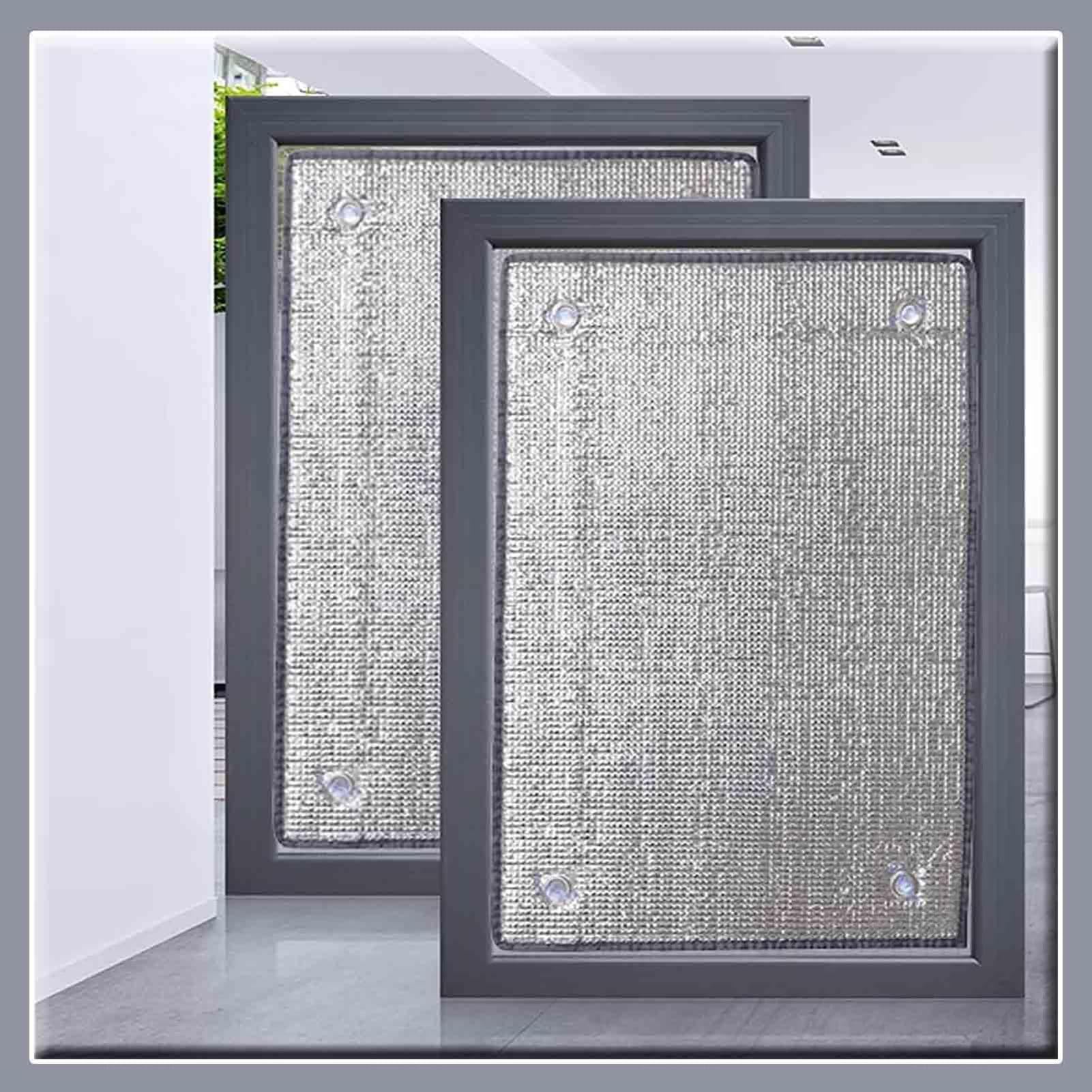 Aluminiowa folia termoizolacyjna odblaskowa, dźwiękoszczelna folia okienna do biura bez kleju, gruba folia przeciwsłoneczna, kontrolująca ciepło, do łazienki, kuchni, sypialni