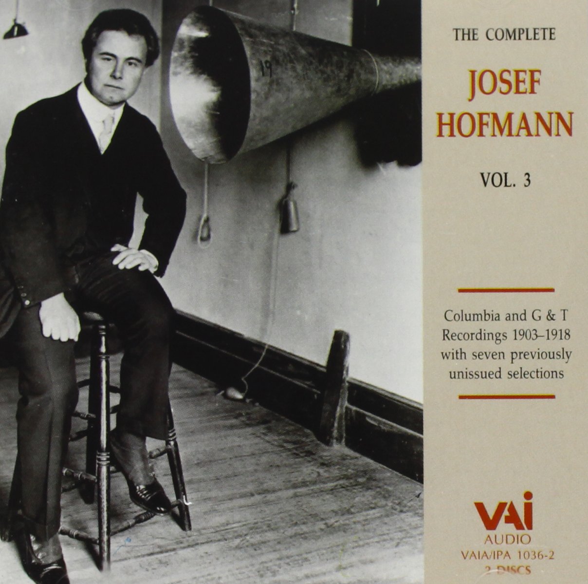 The Complete Josef Hofmann, Vol. 3 [Audio CD] Hofmann,Josef and Frederic Chopin