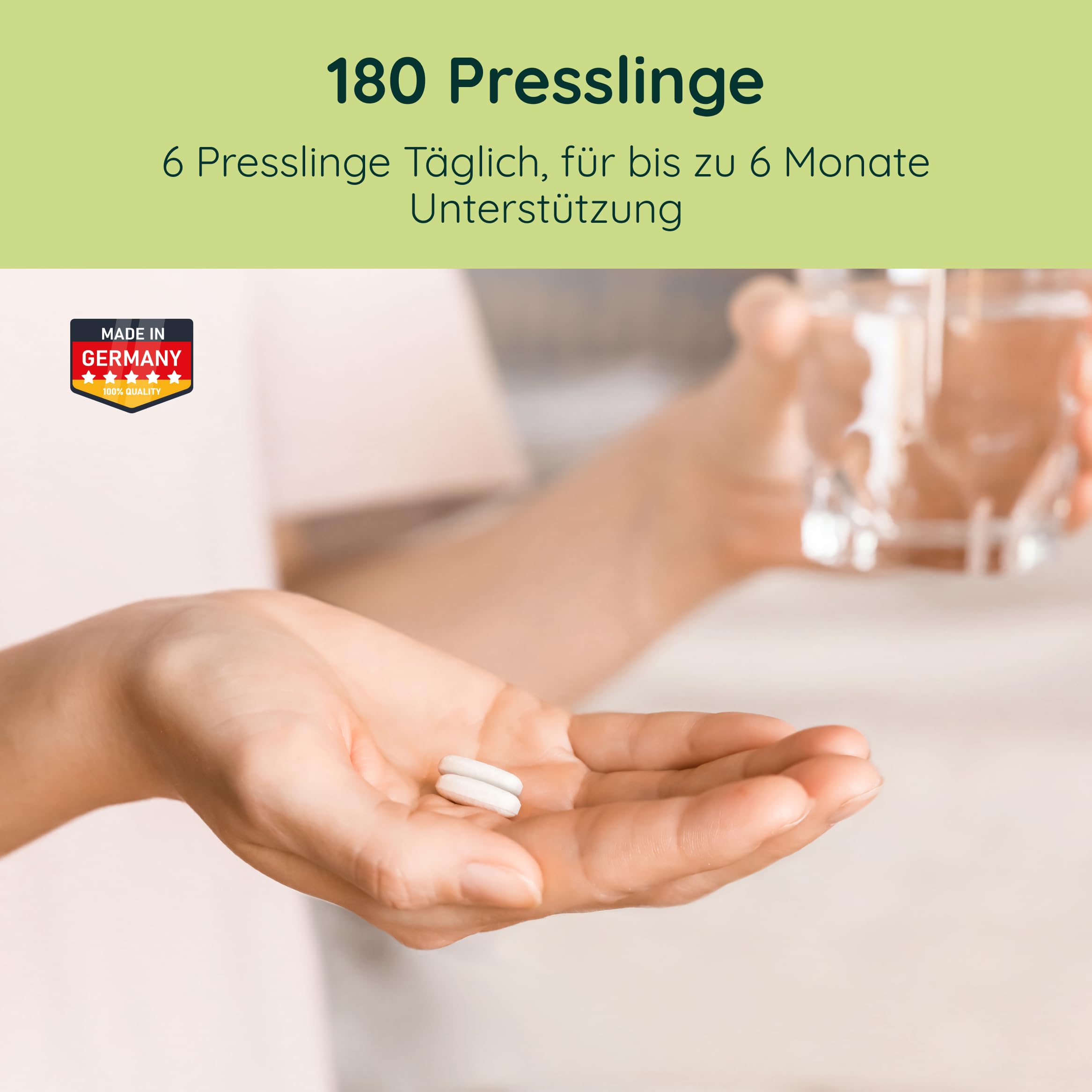 Aminosäuren Komplex hochdosiert - 180 vegane Amino Tabletten mit je 1000 mg pro Tagesdosis mit 12 verschiedenen Aminosäuren - EAA Pattern Presslinge von LUONDU - Verpackung kann variieren