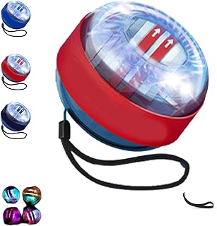 Wrist Ball, Wrist Ball Exerciser, Auto-Start Forearm Exerciser, Adjustable Resistance, Hand Strengthening Devices, For Rehab, Strengthen Arms, Bones and Muscles