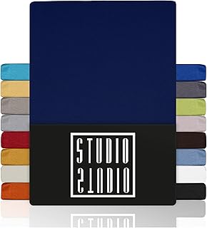 Gesponserte Anzeige – STUDIO Basic Doppelpack Spannbettlaken 100x200cm, 100% gekämmte Baumwolle, Oeko-TEX 100, Markenquali...