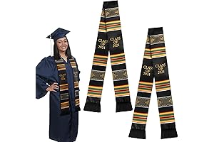 Celebrate Your Triumph with our Class of 2024 Kente Graduation Stole!