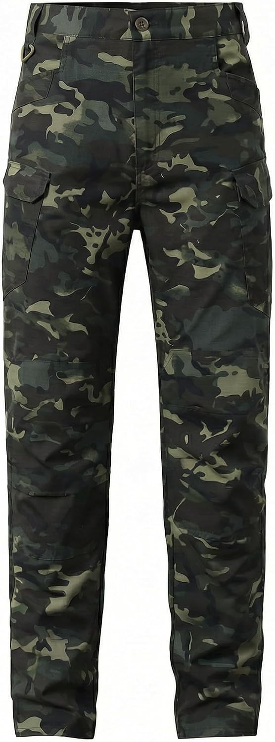 Zaitun Mens Casual Cargo Pants Lightweight Athletic Trousers Multi-Pocket Workout Hiking Pants Outdoor Work Tactical Pants