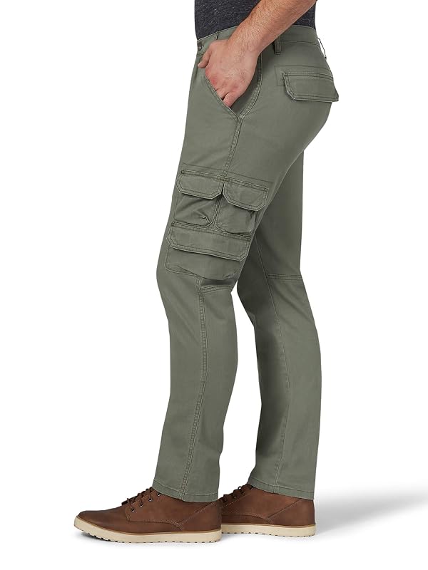 Wrangler Authentics mens Regular Tapered Cargo Pants, Dusty Olive, 32W x 32L US by Wrangler Authentics - Used condition - Image 5