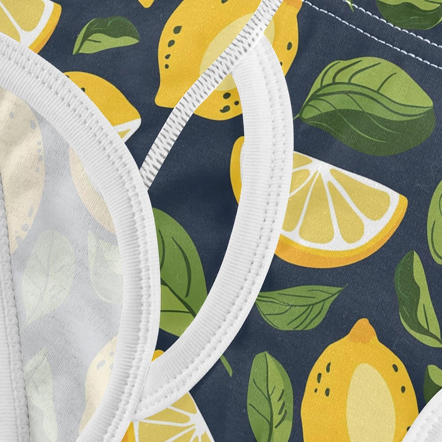 visesunny Boys Training Underwear Yellow Lemon Design Breathe Cotton Potty Briefs Size 2T-8Y for Toddler