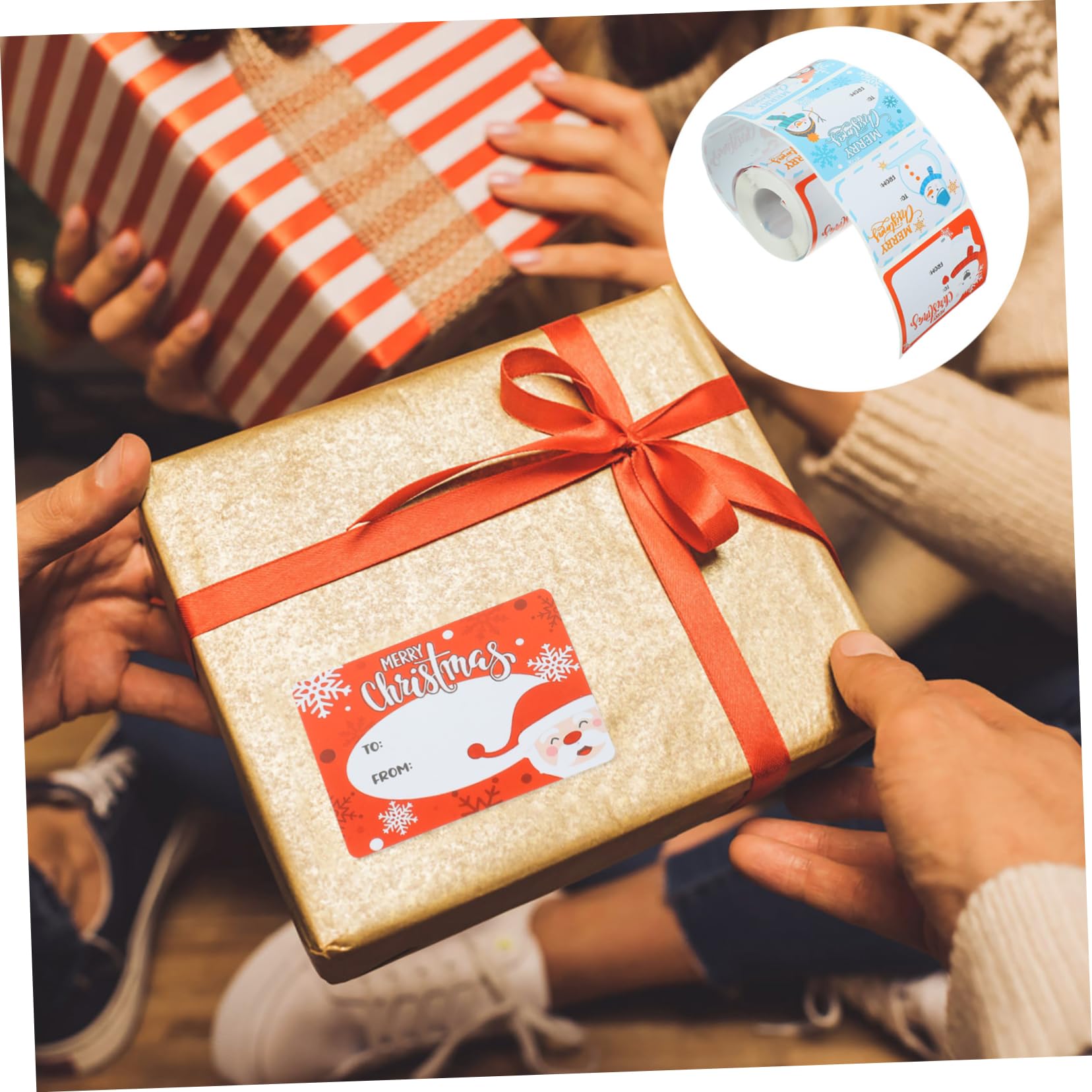 5 Adesivi per decorazioni natalizie etichette sigilli lettera adesivi per pacchetti decorazioni pacchetti natale decorazione casa regali sigillanti per imballaggio NUOBESTY