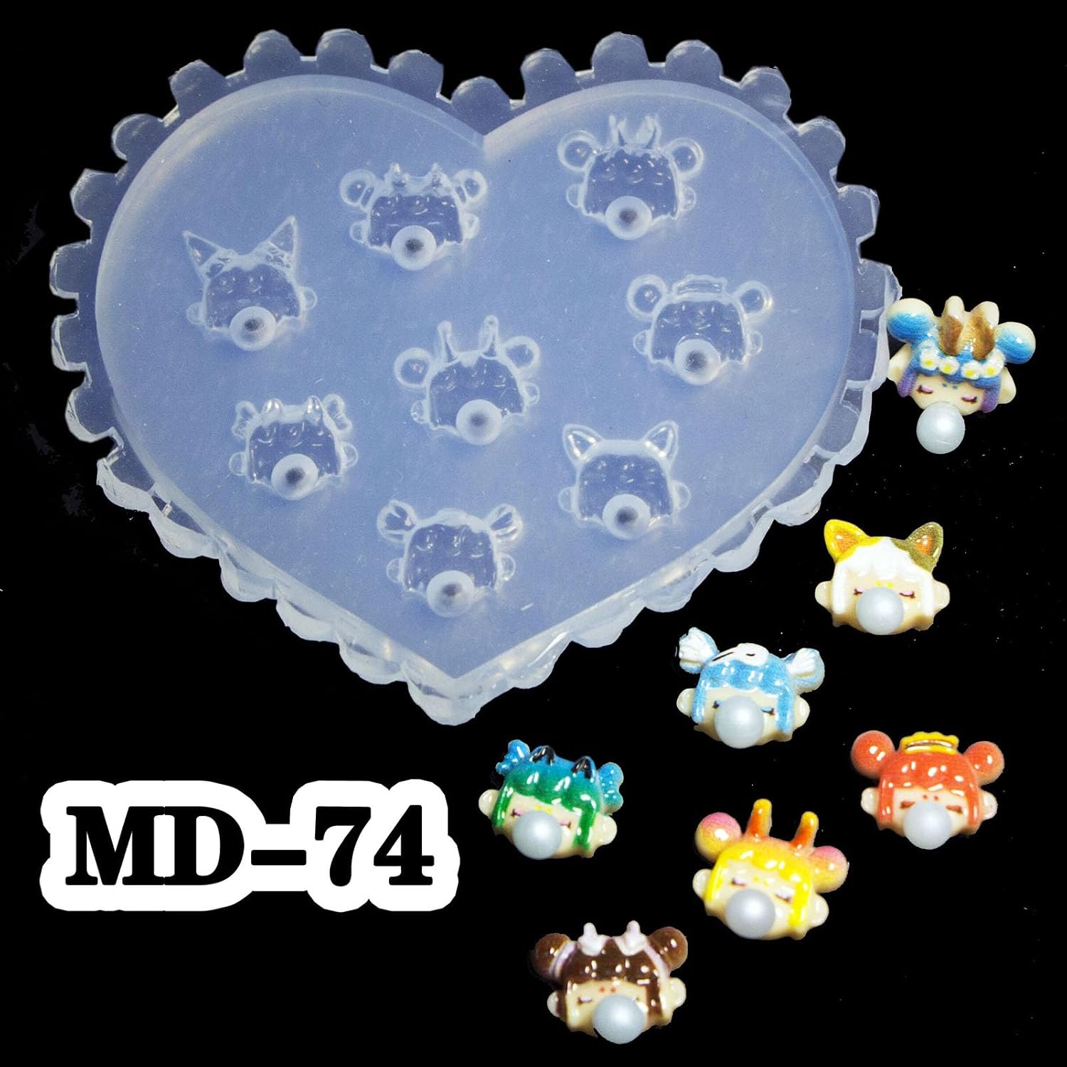 3D Silicone Nail Art Decortive Design Mold Nail Art Making Tools Templates for Practice