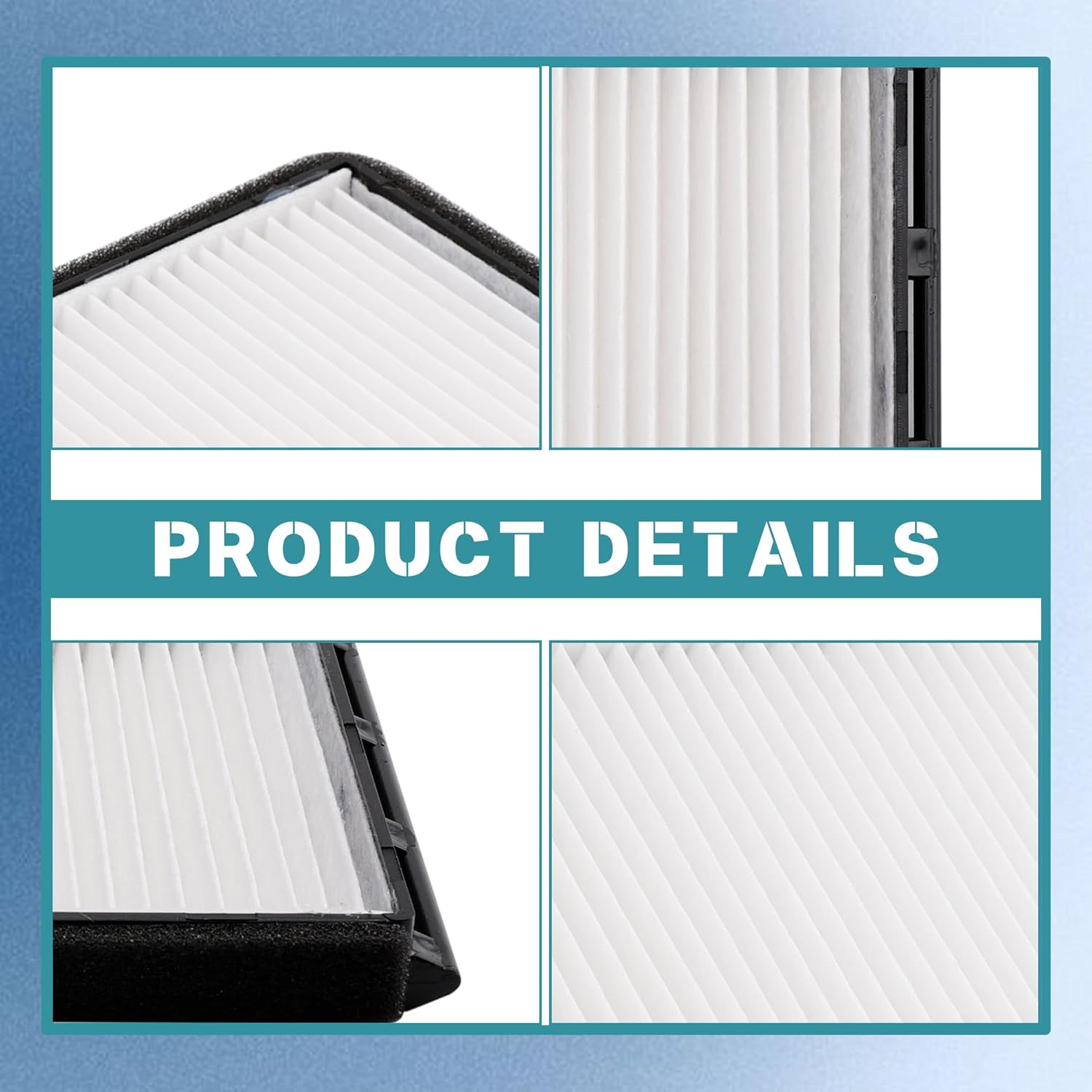 4673287 Cabin Air Filter Compatible with John Deere 35G 50G 60D, Fit for Hitachi Excavator ZX30U-5A ZX35U-5A ZX40U-5A ZX48U-5A ZX50U-5A