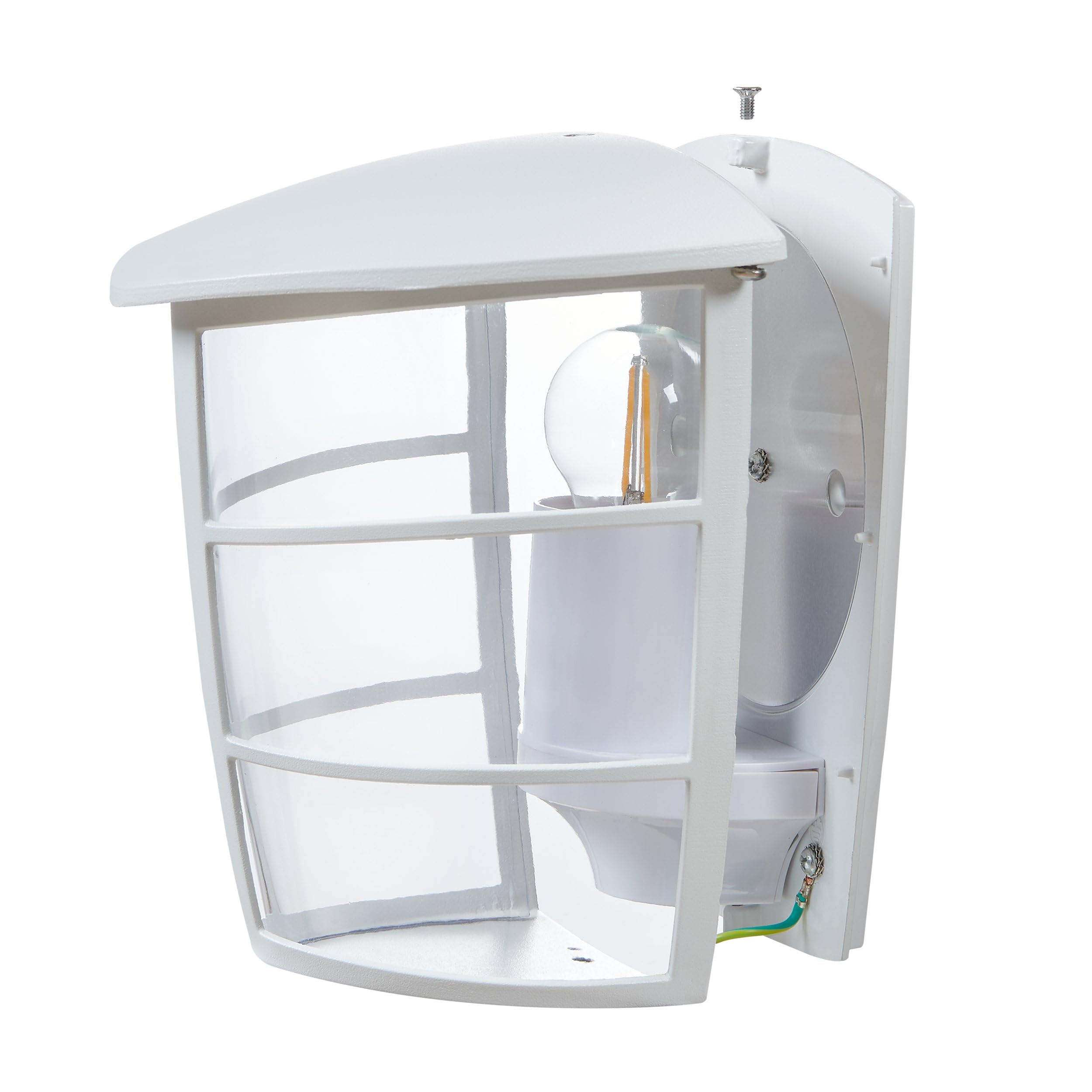 Eglo Applique murale extérieure Aloria, lampe murale 1 flamme, en aluminium
