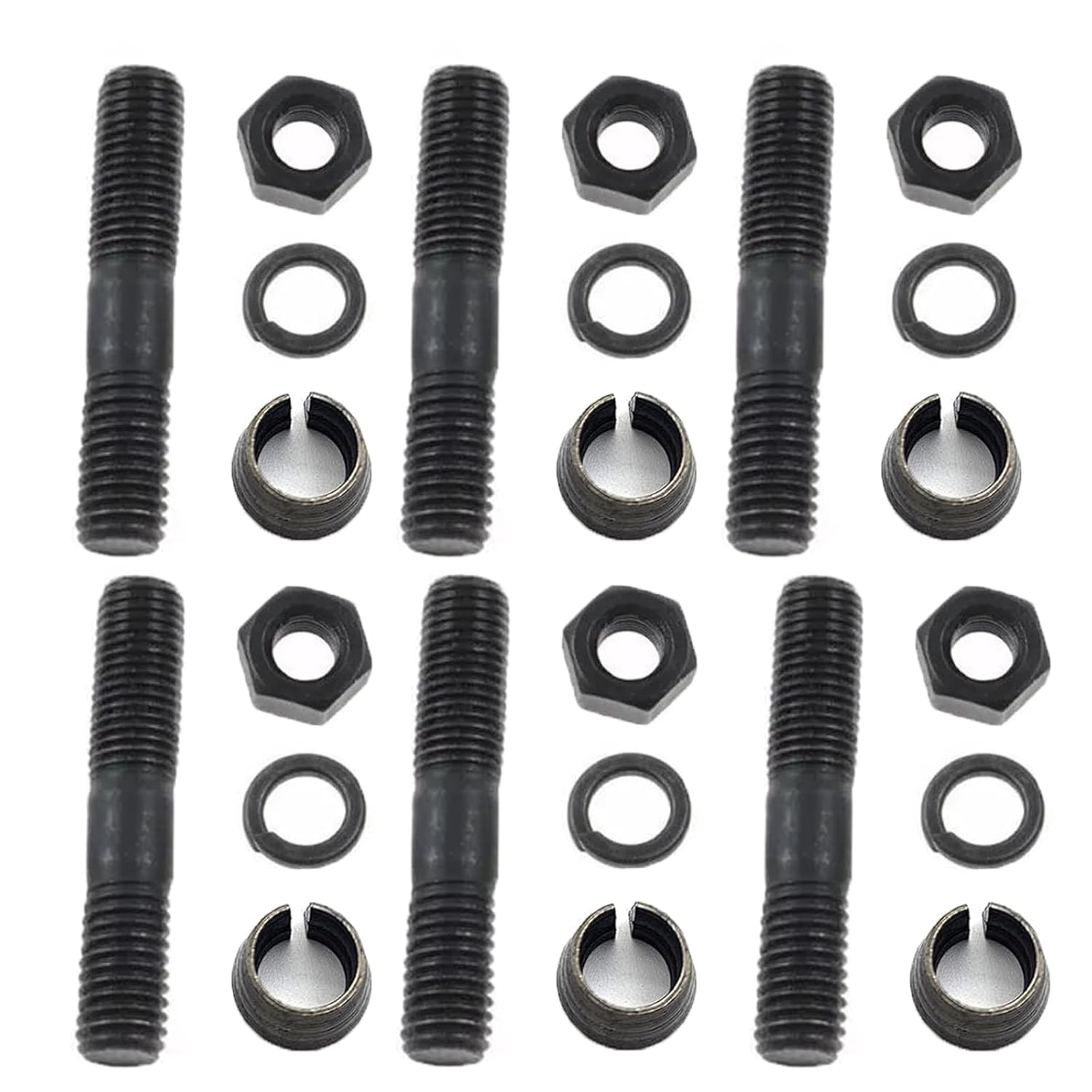 90116-08325 6Set Hub Stud Bolt Kits for Toyota Land Cruiser 1975-1997 Pickup Truck 1979-1995 4 Runner 1984-1995 T100 Locking 1993-1998 90116-08325K