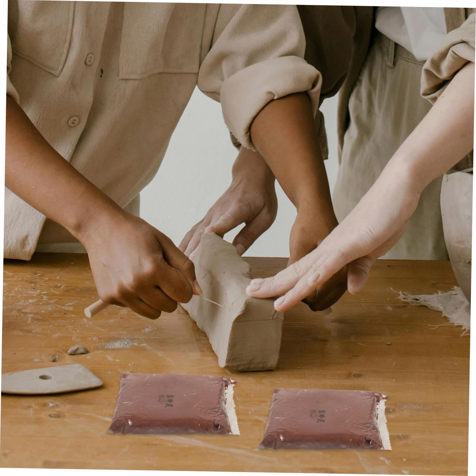 4sacs Kit De Pâte à Modeler Argile Souple pour Adolescents Pâte à Modeler Multisurfaces pour Projets Créatifs Et Sculptures