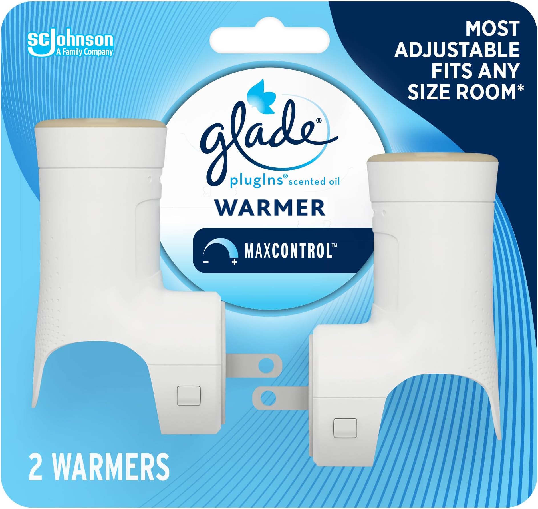 Glade Air Freshener Plugins Electric Scented Oil Warmer, 2.0 Count