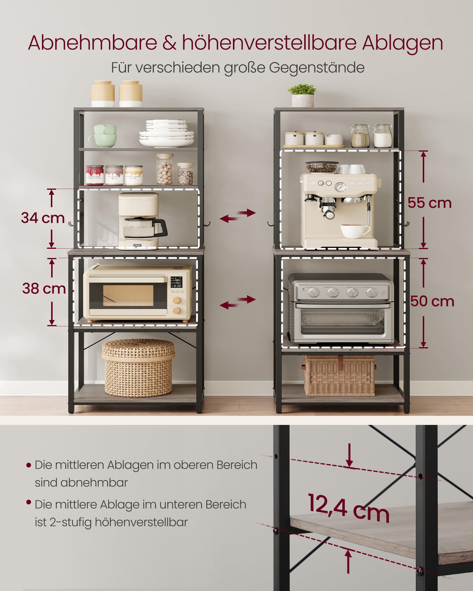 Vasagle Küchenregal – Bild 8