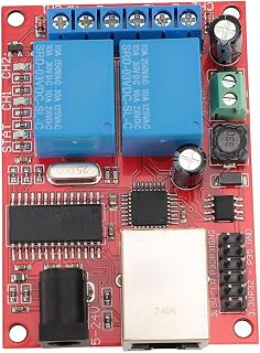 GOWENIC Module de Relais UDP, Carte LAN Ethernet 2 Canaux |Commutateur de Télécommande IoT Programmable pour Serveu…