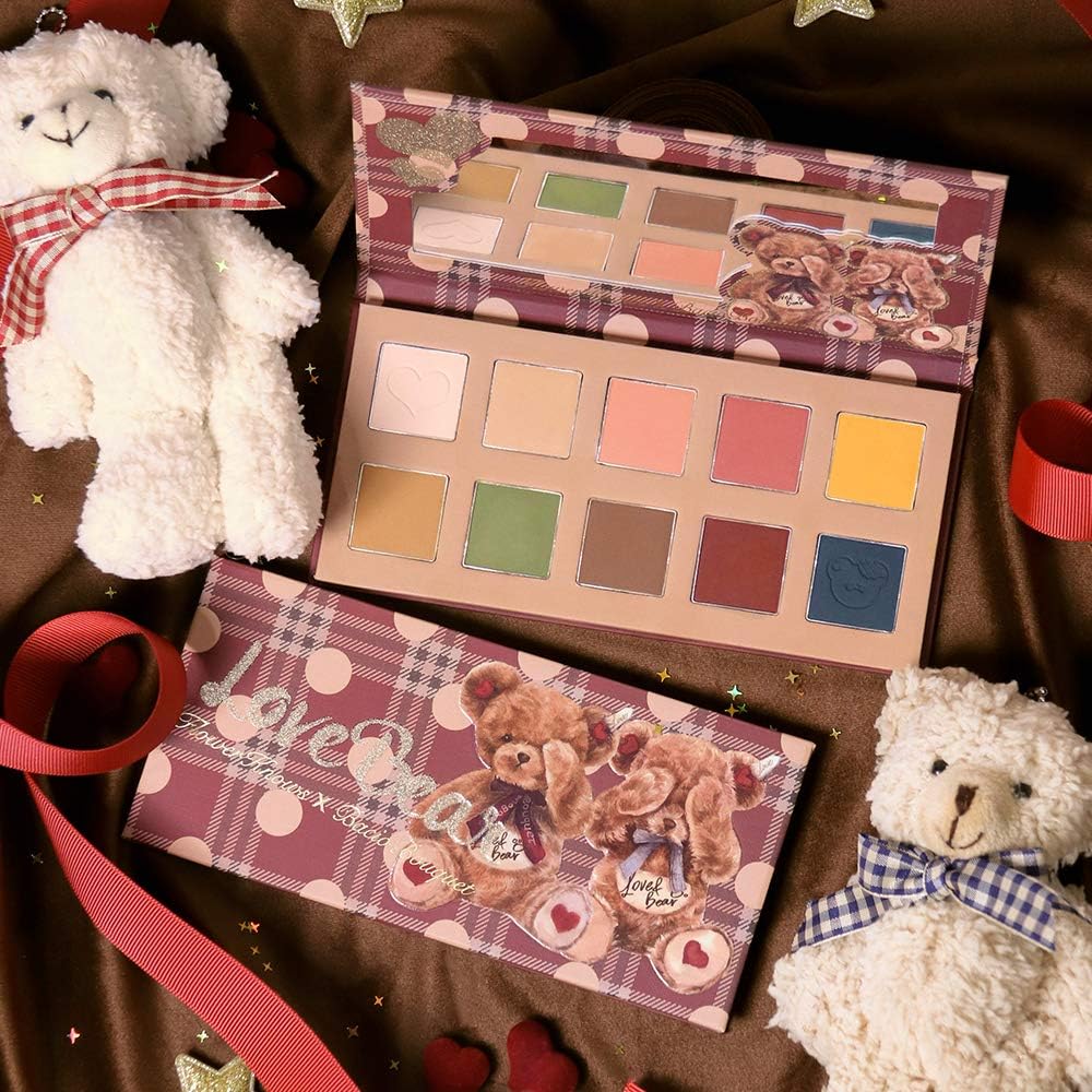 Amazon Flowerknows フラワーノーズ Lovebear 10色アイシャドウパレット Flowerknows アイシャドウ 通販