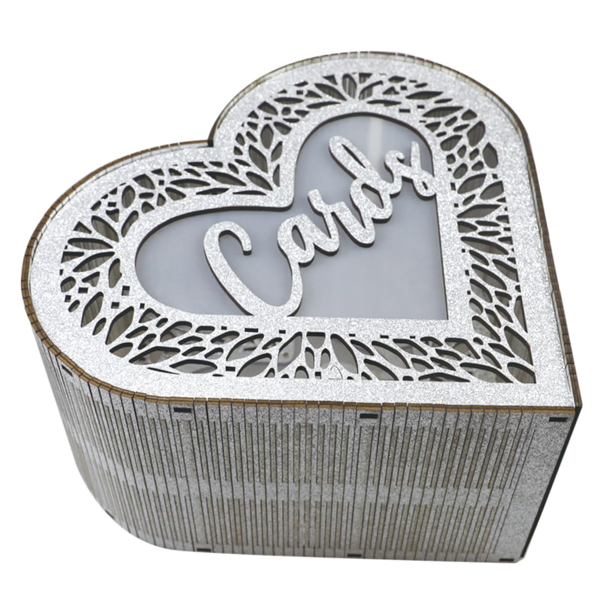 Caja para Tarjetas de Boda de Corazón para Regalar a Novios y Organizar Sobres