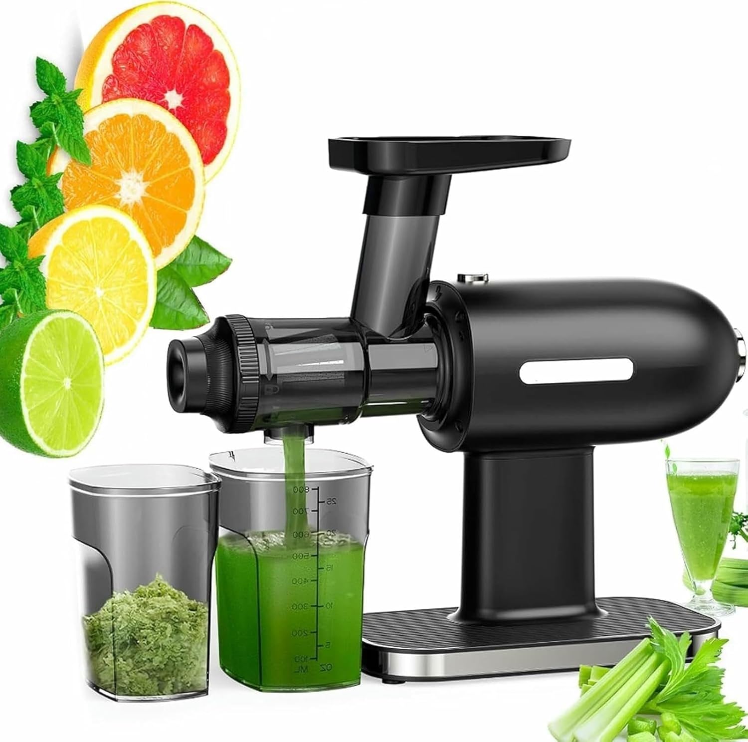 Extractor de Jugos Prensado en Frío 150W Función Anti-Atascos