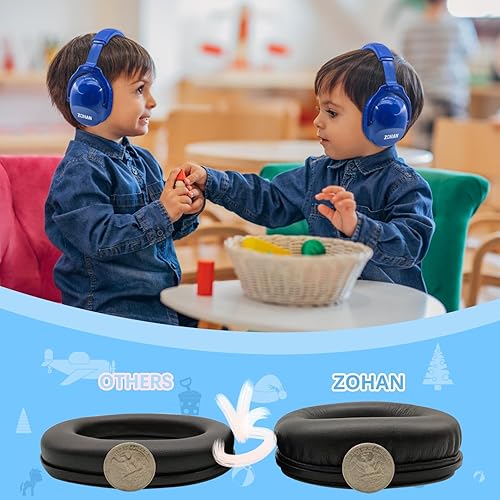 Miniatura 4 de ZOHAN Paquete de 2 protectores auditivos para niños, auriculares con cancelación de ruido para conciertos, camiones monstruos, fuegos artificiales