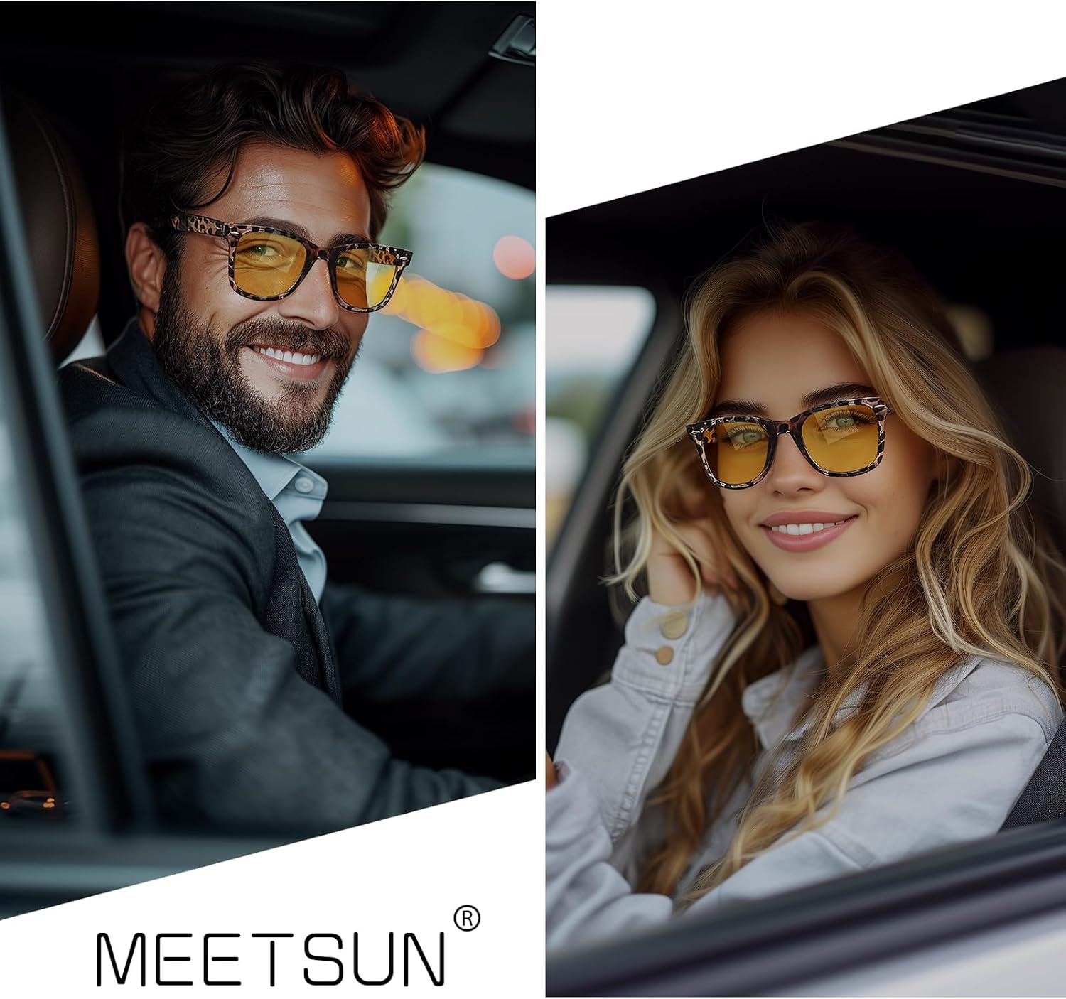 MEETSUN Polarized Sunglasses for Women Men Classic Retro Square Frame Driving Sun Glasses UV Protection