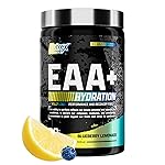 Nutrex Research EAA Hydration | EAAs + BCAA Powder | Muscle Recovery, Strength, Muscle Building, Endurance | 8G Essential Amino Acids + Electrolytes | Blueberry Lemonade 30 Servings