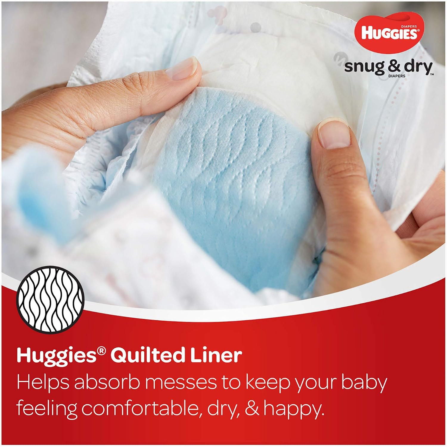 HUGGIES Snug and Dry Baby Diapers Big Pack, 88 Count