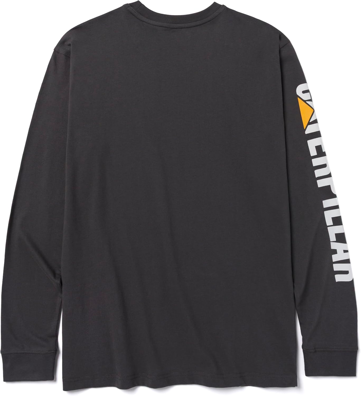 Caterpillar Trademark Banner Long Sleeve Tee Shirts for Men with Center Back Neck Wire Management Loop and Cat Workwear Logo - Image 2