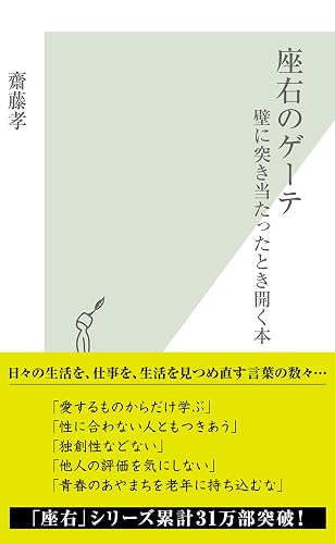 座右のゲーテ~壁に突き当たったとき開く本~ (光文社新書)