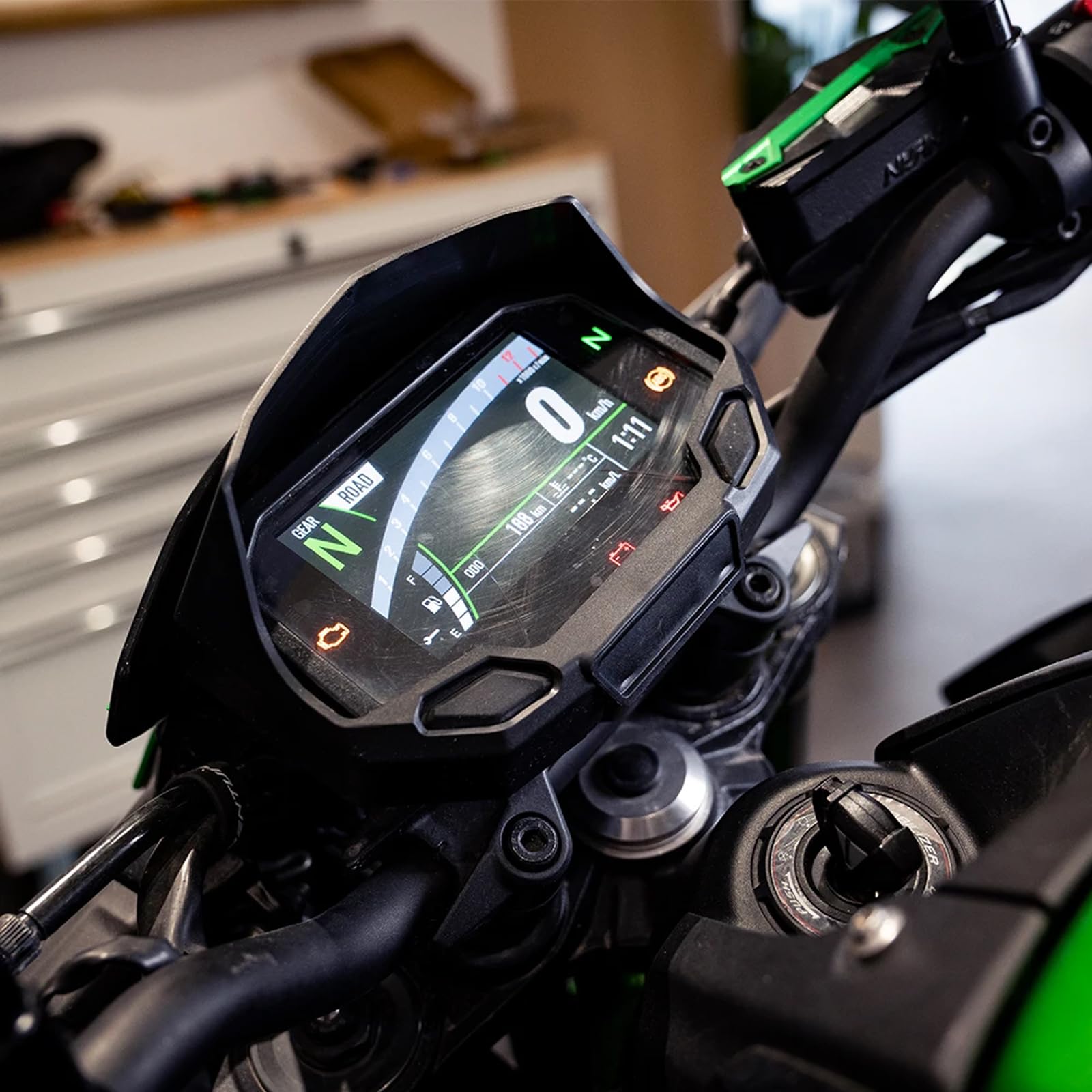 Per Kawasaki Z900 Z 900 2020-2022 2023 2024 Accessori Moto Parasole Copertura Strumento Protezione Dello Schermo Protezione Parasole (Nero)