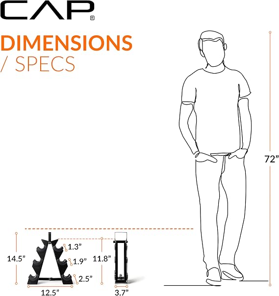 CAP A-Frame Dumbbell Weight Rack