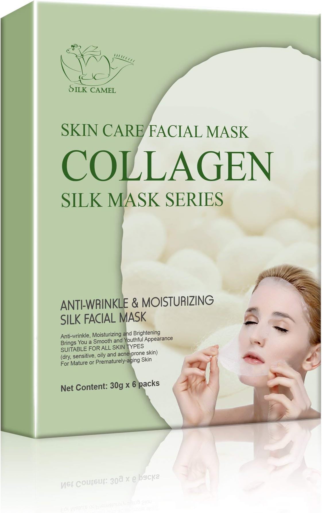 Silk Camel Anti-wrinkle Skin Care Silk Facial Mask