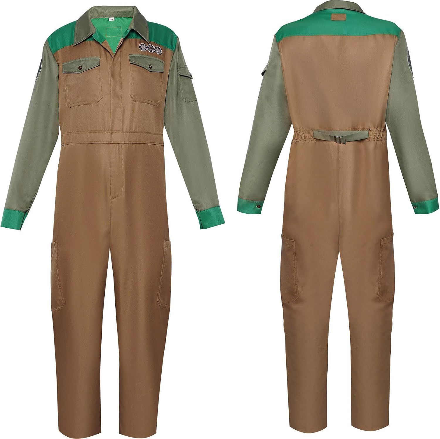 Mens Loki Cosplay Jumpsuit Bodysuit Laufeyson Battle Uniform with Glasses for Halloween Costume