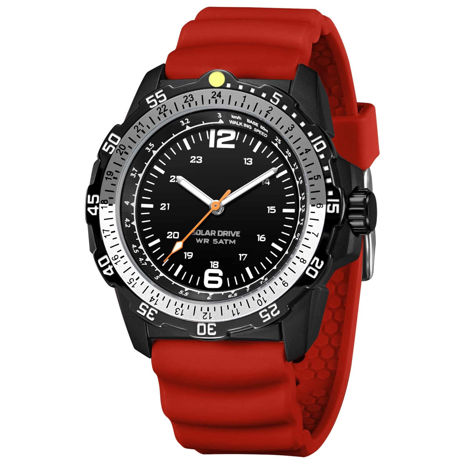 findtime Relojes militares para hombre, con energía solar, tácticos, impermeables, para hombre, deportivo, analógico