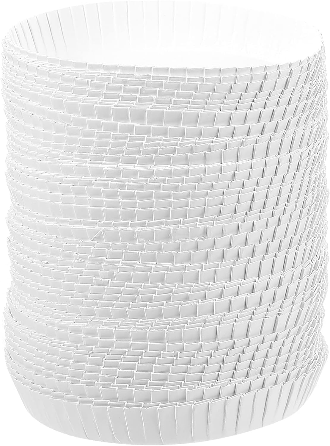 100pcs Disposable Paper Cup Covers Hot Cup Lids Recycled