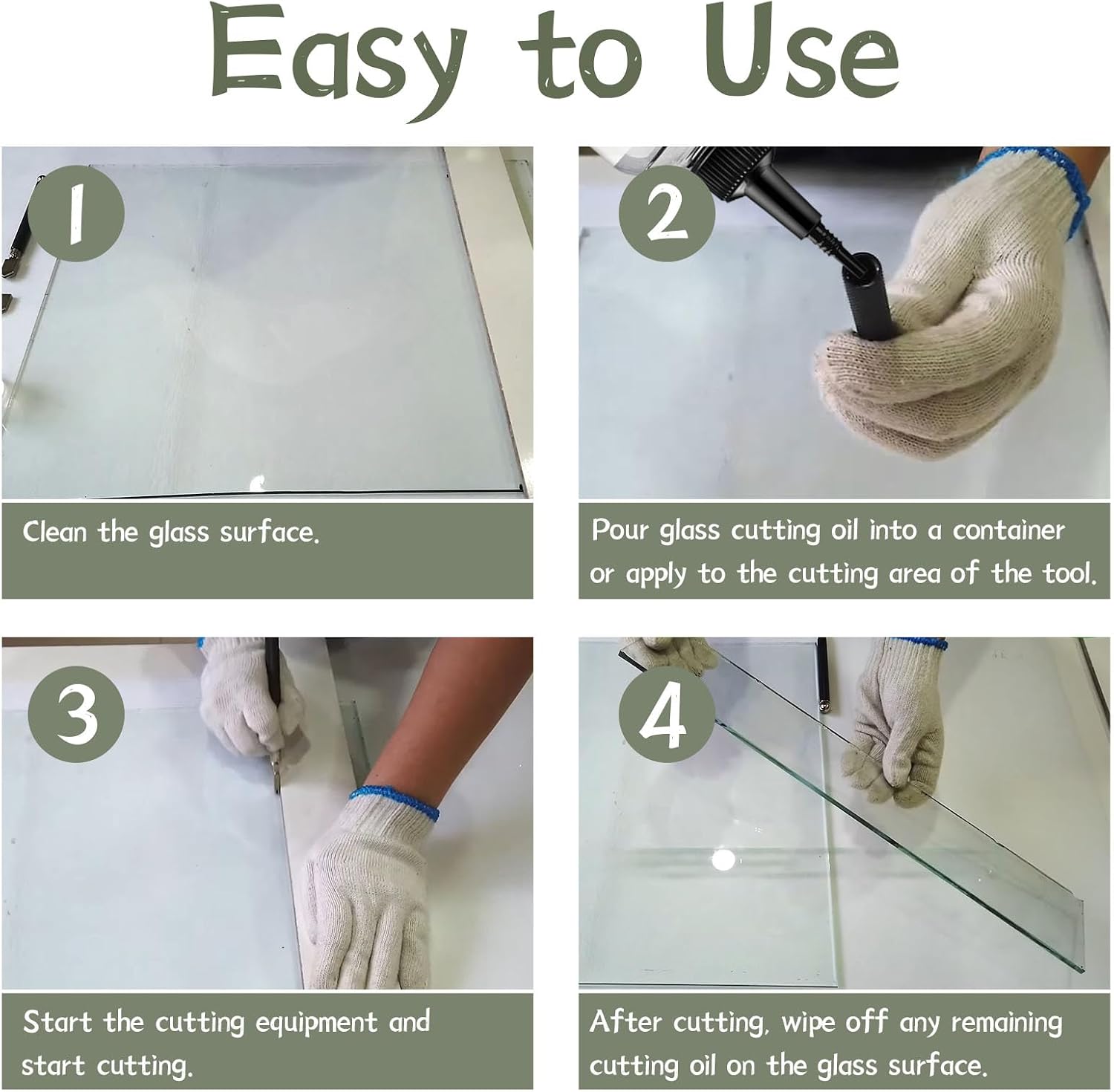 WAN2TLK 100ml Glass Cutting Oil Suitable for All Glass Cutting Tools, Excellent Lubrication & Tool Protection