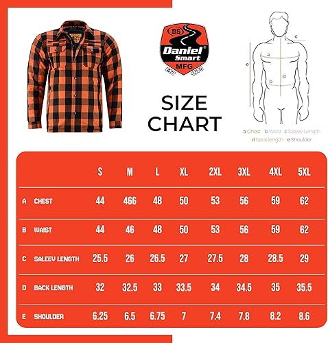 Miniatura 7 de Daniel Smart - Camisa deportiva de franela blindada para hombre para todas las estaciones, resistente al agua y duradera